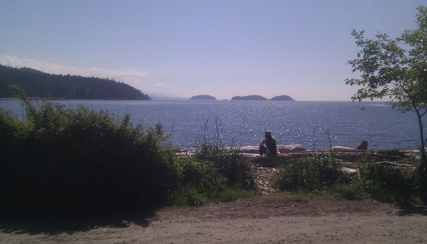 Sunshine Coast Day 2: Detour to a beautiful park. Cookies were eaten.