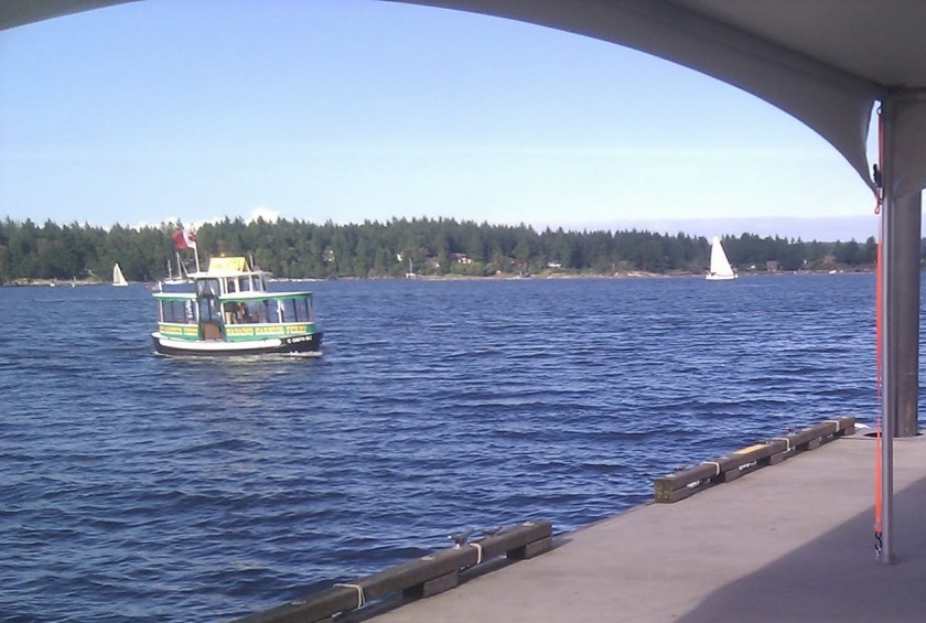 Day 4: Catching the passenger ferry from Nanaimo to Newcastle Island