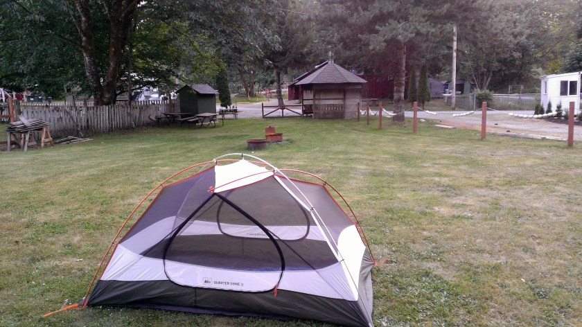 Night 1: Cascade Kamloops Trout Farm & RV Park in Darrington, WA