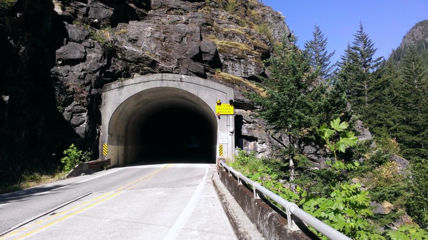 Tunnel on Highway 20